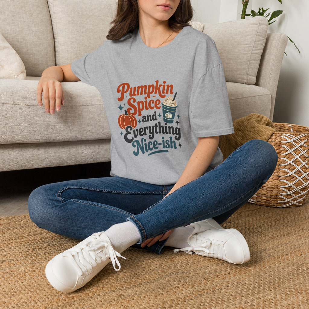 Pumpkin Spice Retro Graphic T-Shirt - Unisex Fall Tee