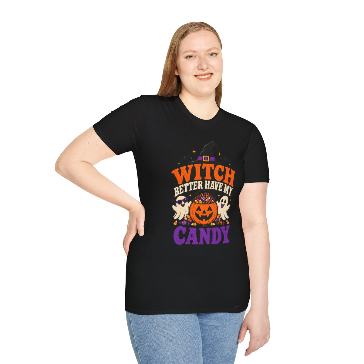 Witch Better Have My Candy Halloween T-Shirt - Funny Sarcastic Graphic Unisex Tee