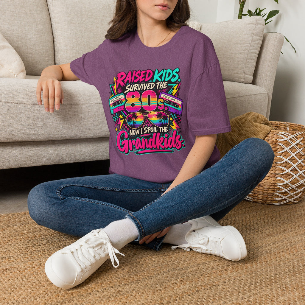 Raised Kids Survived the 80s - Grandkids T-Shirt